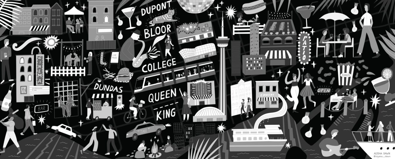 Alysha Dawn / Rogers Centre Mural - Nightlife