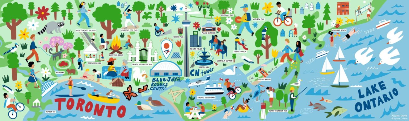 Alysha Dawn / Rogers Centre Mural - Toronto Parks