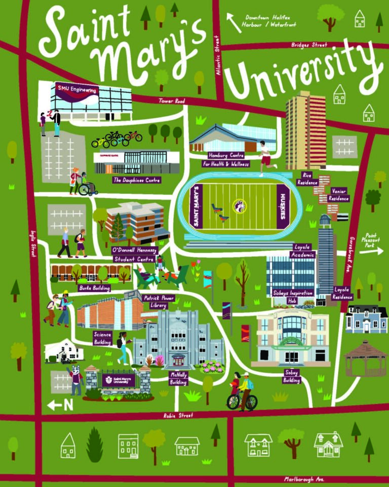 Alysha Dawn / Saint Mary's Map