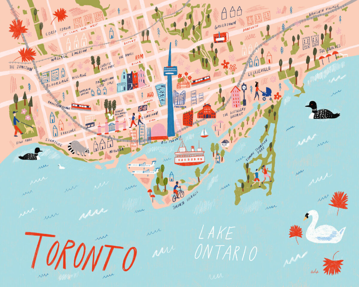 Alysha Dawn / Toronto Map