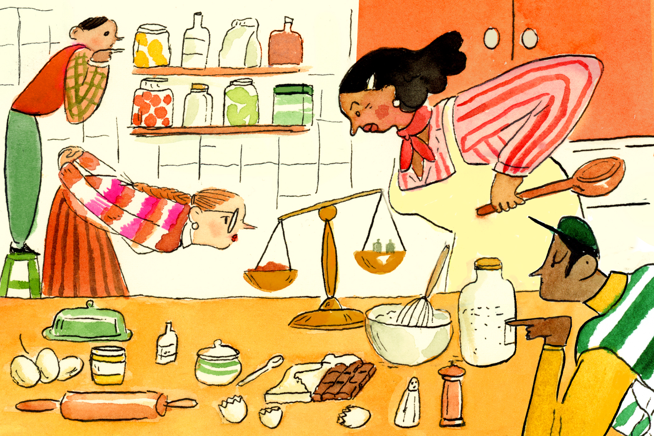 Agathe Illustrates How GLP-1 Medications Are Changing Thanksgiving for The Globe and Mail