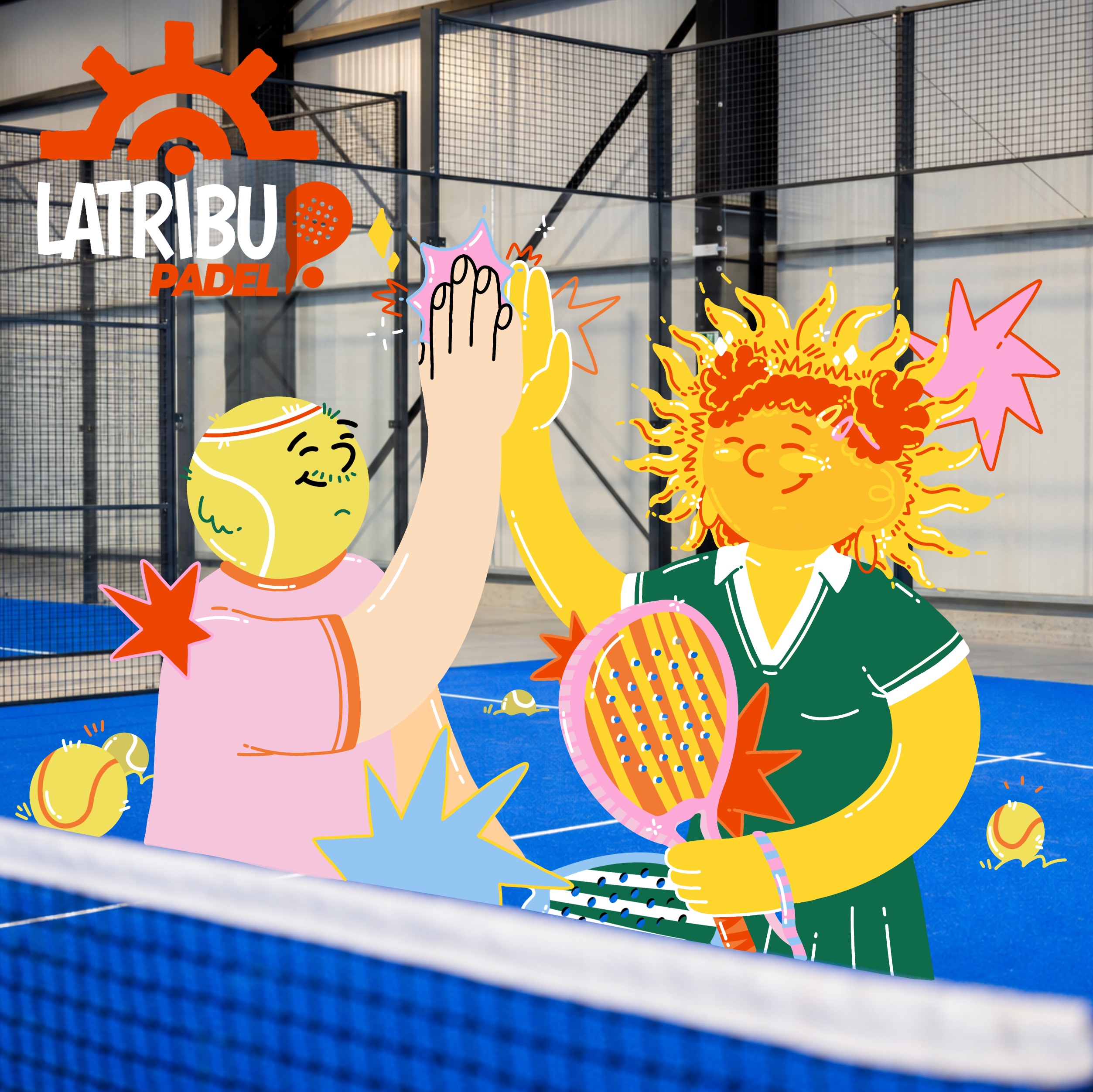 Latribu: Brand Identity and Mascot Design for a Solar-Powered Padel Court