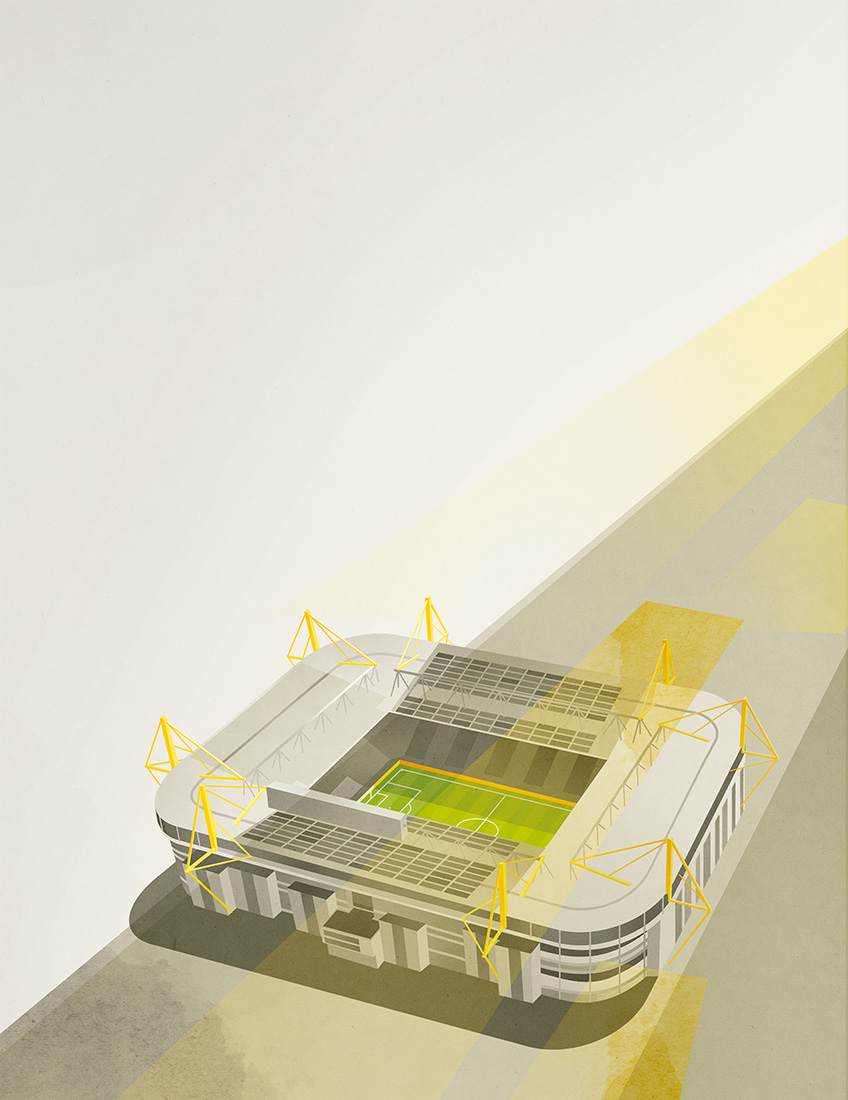 DFL Magazin – Bundesliga / Wohnzimmer - Jojo Ensslin - Anna Goodson Illustration Agency