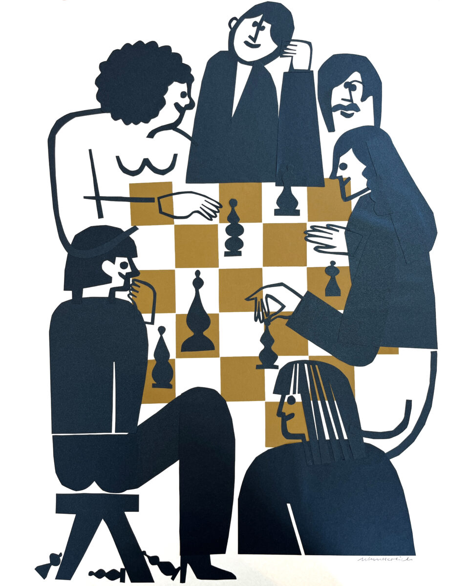 Spring Magazine / Original Paper cut artworks for SPRING no 23 PLAYING release - Stephanie Wunderlich - Anna Goodson Illustration Agency