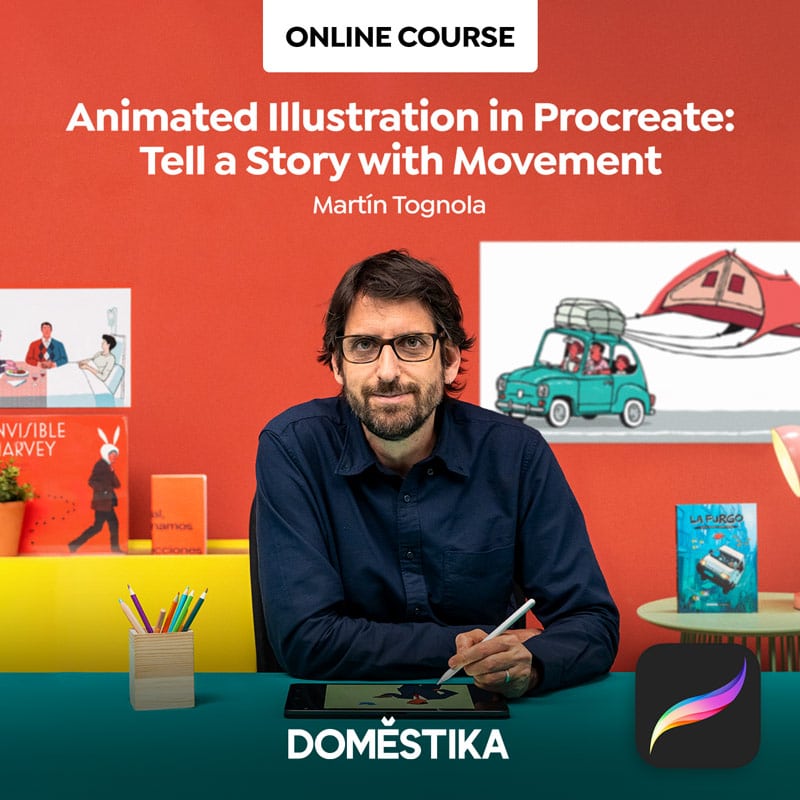Animated illustration course at Domestika - Martin Tognola - Anna Goodson Illustration Agency