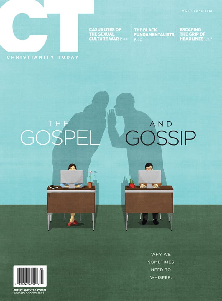 The Gospel and the Gossip (Christianity Today) - Andrea Ucini - Anna Goodson Illustration Agency
