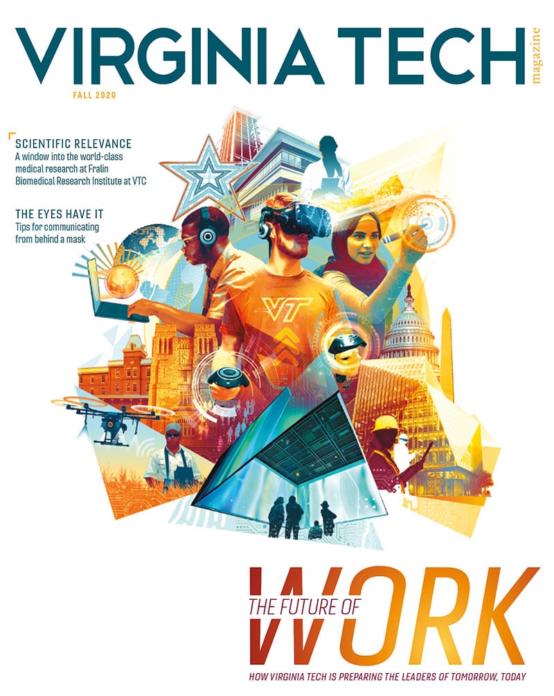 Virginia Tech Magazine - Andy Potts - Anna Goodson Illustration Agency