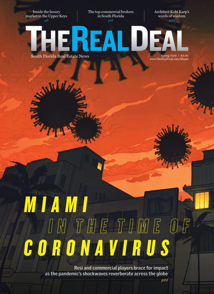The Real Deal &#8211; &#8220;Miami in the Time of Coronavirus&#8221; - Kotynski - Anna Goodson Illustration Agency