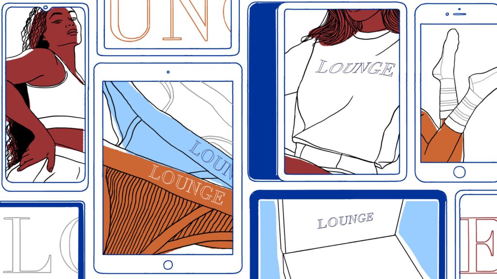 Feature for Shopify on Lounge underwear - Monica Hellstrom - Anna Goodson Illustration Agency