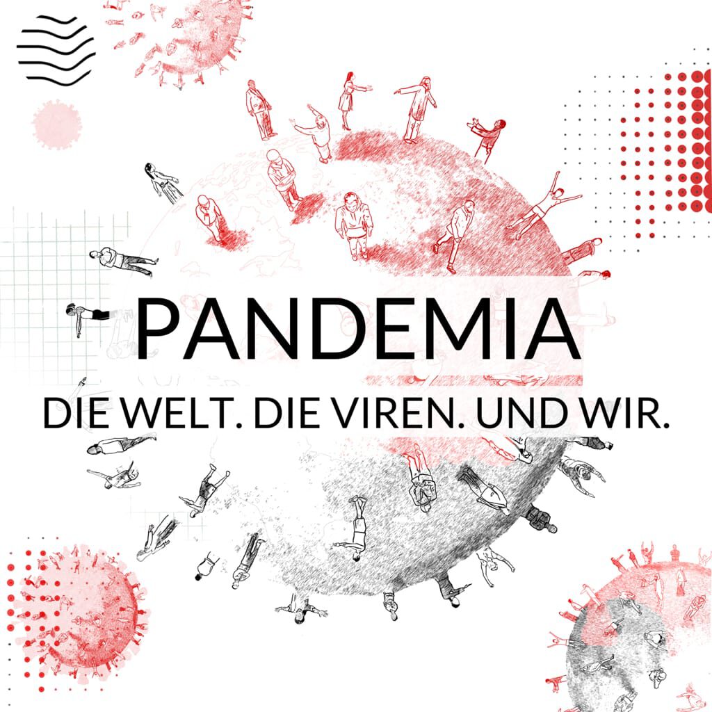 PANDEMIA/ Podcast cover for 4000hertz - Tina Zellmer - Anna Goodson Illustration Agency