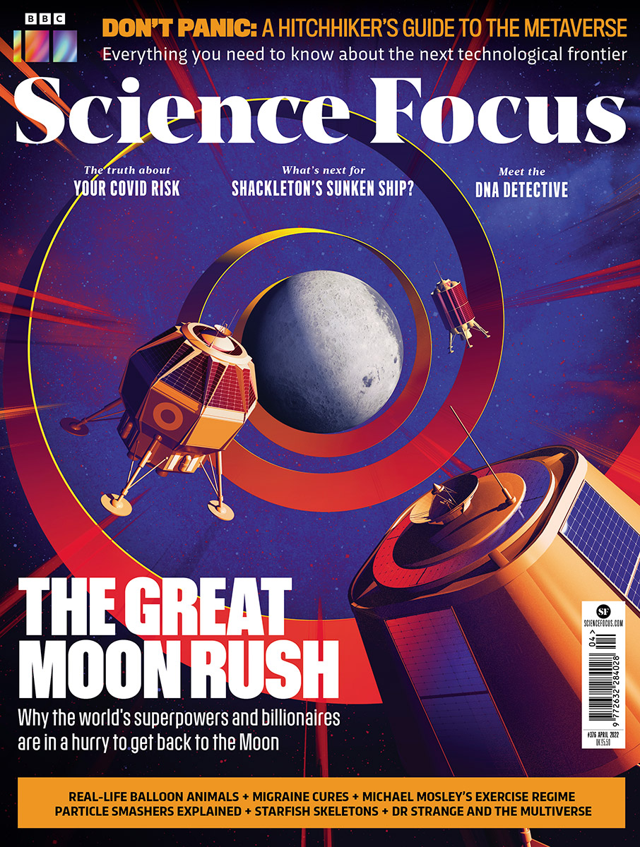 BBC Science Focus / The Great Moon Rush - Andy Potts - Anna Goodson Illustration Agency