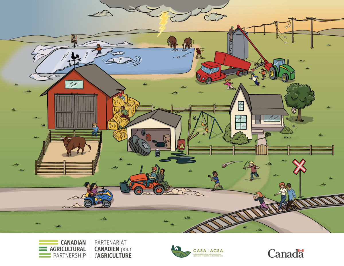 Illustration / Agriculture Safety Association - Terry Wong - Anna Goodson Illustration Agency