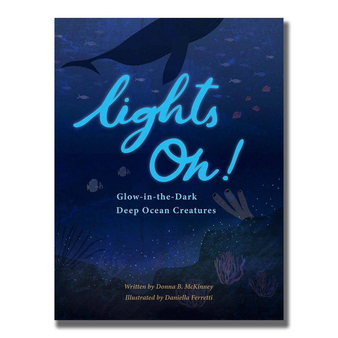 Children&#8217;s Book /  Lights On! Glow-in-the-Dark Deep Ocean Creatures - Daniella Ferretti - Anna Goodson Illustration Agency