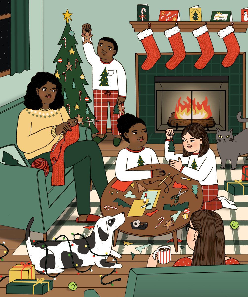 How to Be Merry Without Worrying about the January Bills / EDify Magazine - Mai Ly Degnan - Anna Goodson Illustration Agency