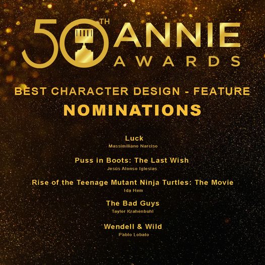 &laquo; Wendel &#038; Wild &raquo; a été nominé pour les 50e Annie Awards dans la catégorie Best Character Design - Pablo Lobato - Anna Goodson Agence d'illustration